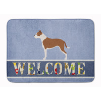 "Caroline's Treasures Pit Bull Terrier Welcome Floor Mat, 19"" x 27"", Multicolor"