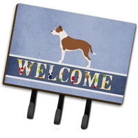 "Caroline's Treasures Pit Bull Terrier Welcome Wall Hook, Triple"