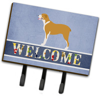 "Caroline's Treasures Belgium Mastiff Welcome Wall Hook, Triple"