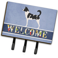 "Caroline's Treasures Canaan Dog Welcome Wall Hook, Triple"
