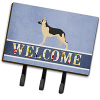 "Caroline's Treasures German Shepherd Welcome Wall Hook, Triple, Multicolor"