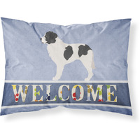 "Caroline's Treasures Welcome Landseer Pillowcase, Standard"