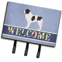 "Caroline's Treasures Landseer Welcome Wall Hook, Triple"