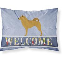 "Caroline's Treasures Welcome Finnish Spitz Pillowcase, Standard"