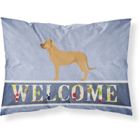 "Caroline's Treasures Alano Espanol Spanish Bulldog Pillowcase, Standard, Welcome"