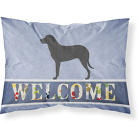 "Caroline's Treasures Majorca Shepherd Dog Pillowcase, Standard, Welcome"