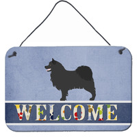 "Caroline's Treasures Swedish Lapphund Welcome Metal Print, 8"" x 12"""