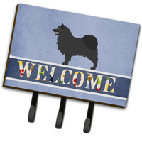 "Caroline's Treasures Swedish Lapphund Welcome Wall Hook, Triple"