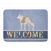 "Caroline's Treasures American Bulldog Welcome Floor Mat, 19"" x 27"", Multicolor"