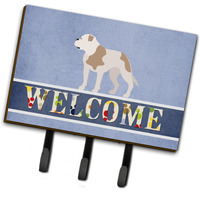 "Caroline's Treasures American Bulldog Welcome Wall Hook, Triple"