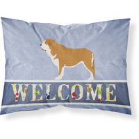 "Caroline's Treasures Mastin Epanol Spanish Mastiff Pillowcase, Standard, Welcome"