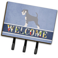 "Caroline's Treasures Schnauzer Welcome Wall Hook, Triple"