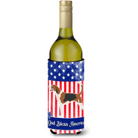 "Caroline's Treasures Foxhound American Decorative Bottle Hugger, 750 ml, Multicolor"
