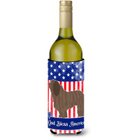"Caroline's Treasures Bergamasco Shepherd American Decorative Bottle Hugger, 750 ml, Multicolor"
