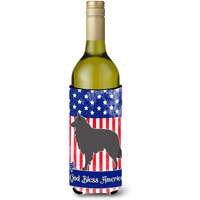 "Caroline's Treasures Groenendael Belgian Shepherd American Decorative Bottle Hugger, 750 ml, Multicolor"