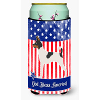 "Caroline's Treasures Toy Fox Terrier American Decorative Can Hugger, Tall Boy, Multicolor"