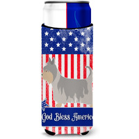 "Caroline's Treasures Australian Silky Terrier American Decorative Can Hugger, Slim, Multicolor"