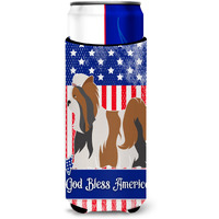 "Caroline's Treasures Biewer Terrier American Decorative Can Hugger, Slim, Multicolor"