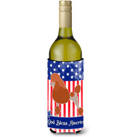 "Caroline's Treasures Royal Poodle American Decorative Bottle Hugger, 750 ml, Multicolor"