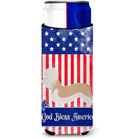"Caroline's Treasures Dandie Dinmont Terrier American Decorative Can Hugger, Slim, Multicolor"