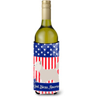 "Caroline's Treasures Westie American Decorative Bottle Hugger, 750 ml, Multicolor"
