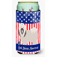 "Caroline's Treasures Lhasa Apso American Decorative Can Hugger, Tall Boy, Multicolor"