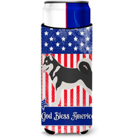 "Caroline's Treasures Alaskan Malamute American Decorative Can Hugger, Slim, Multicolor"