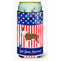 "Caroline's Treasures Pit Bull Terrier American Decorative Can Hugger, Tall Boy, Multicolor"