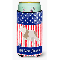 "Caroline's Treasures Bulldog American Decorative Can Hugger, Tall Boy, Multicolor"