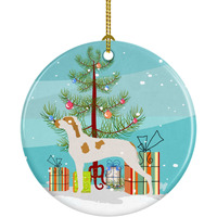 "Caroline's Treasures Ariege Pointer Christmas Ceramic Ornament, Multicolor"