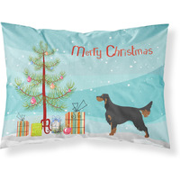 "Caroline's Treasures Gordon Setter Pillowcase, Standard, Christmas Tree"
