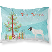 "Caroline's Treasures Gascon Saintongeois Pillowcase, Standard, Christmas Tree"