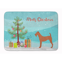 "Caroline's Treasures Irish Terrier Christmas Floor Mat, 19hx27w, Multicolor"