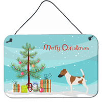 "Caroline's Treasures Smooth Fox Terrier Metal Print, 8hx12w, Christmas Tree"