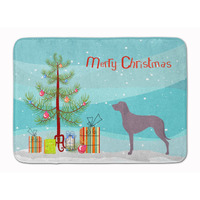 "Caroline's Treasures Weimaraner Christmas Floor Mat, 19hx27w, Multicolor"