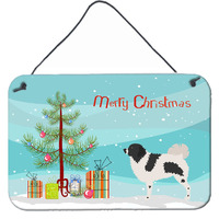 "Caroline's Treasures Wetterhoun Frisian Water Dog Christmas Metal Print, 8hx12w, Multicolor"