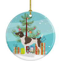 Caroline's Treasures German Shorthaired Pointer Christmas Ceramic Ornament