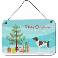"Caroline's Treasures German Shorthaired Pointer Metal Print, 8hx12w, Christmas Tree"