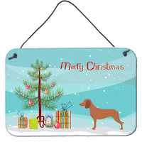 "Caroline's Treasures Bavarian Mountian Hound Metal Print, 8hx12w, Christmas Tree"
