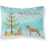 "Caroline's Treasures Bavarian Mountian Hound Pillowcase, Standard, Christmas Tree"