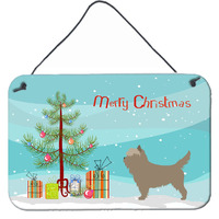 "Caroline's Treasures Cairn Terrier Metal Print, 8hx12w, Christmas Tree"
