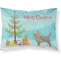 "Caroline's Treasures Cairn Terrier Pillowcase, Standard, Christmas Tree"