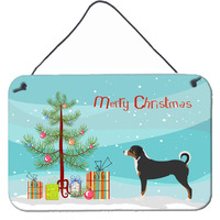 "Caroline's Treasures Appenzeller Sennenhund Christmas Metal Print, 8"" x 12"", Multicolor"