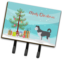 "Caroline's Treasures PUMI Wall Hook, Triple, Christmas Tree"