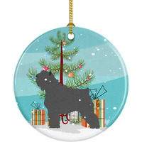 Caroline's Treasures Bouvier des Flandres Christmas Ceramic Ornament