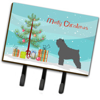 "Caroline's Treasures Bouvier des Flandres Christmas Wall Hook, Triple, Multicolor"