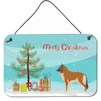 "Caroline's Treasures Belgian Tervuren Metal Print, 8hx12w, Christmas Tree"