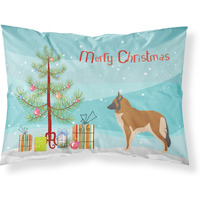 "Caroline's Treasures Belgian Tervuren Pillowcase, Standard, Christmas Tree"