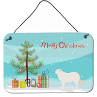 "Caroline's Treasures Kuvasz Christmas Metal Print, 8hx12w, Multicolor"