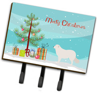 "Caroline's Treasures Kuvasz Wall Hook, Triple, Christmas Tree"